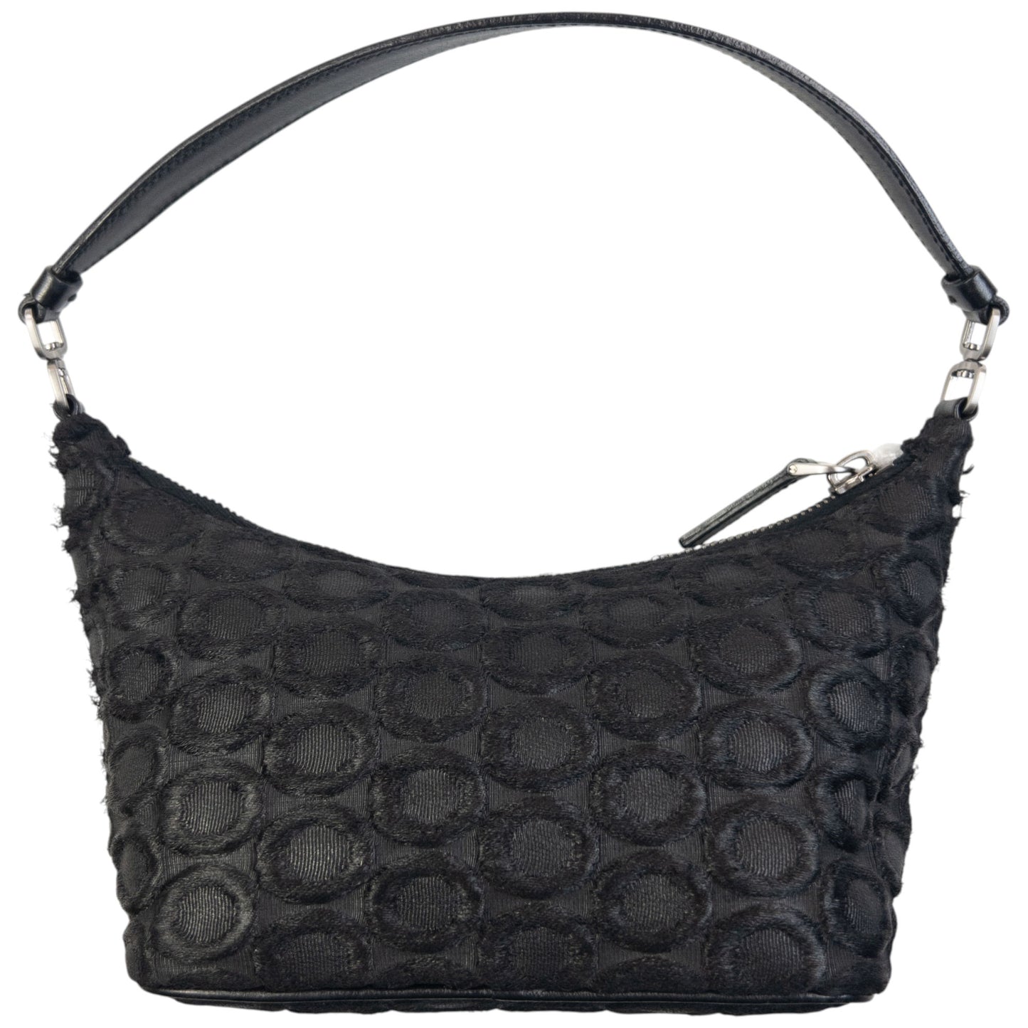 Vintage 2000s Prada Polka Dot Baguette Shoulder Bag