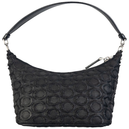Vintage 2000s Prada Polka Dot Baguette Shoulder Bag