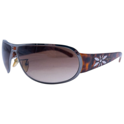 Vintage Prada FlowerTortoise Shell Sunglasses