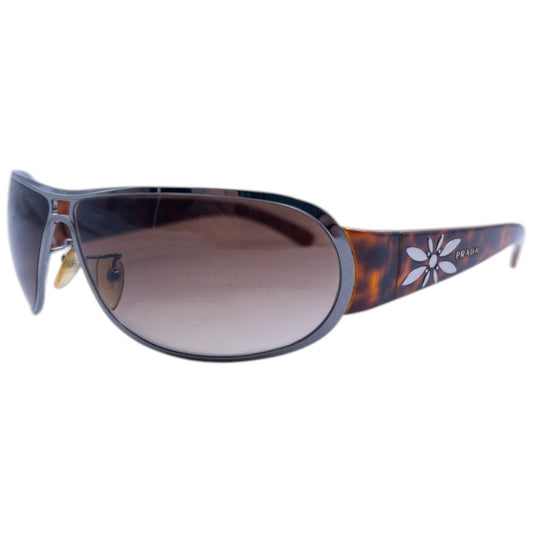 Vintage Prada FlowerTortoise Shell Sunglasses