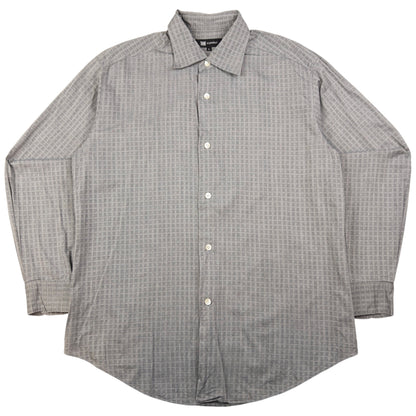 Vintage Issey Miyake Checkered Long Sleeve Button Up Shirt Size M