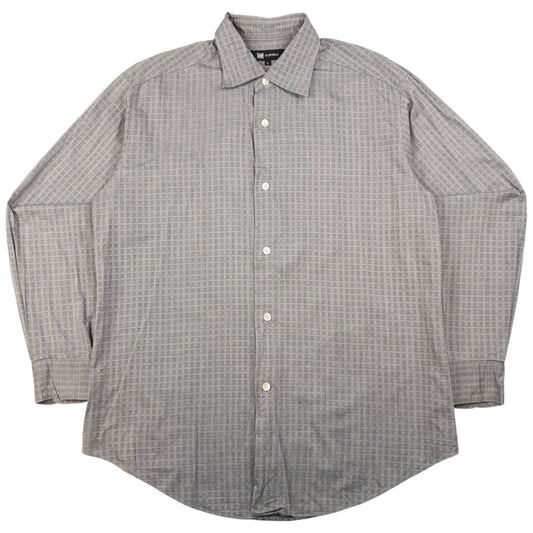 Vintage Issey Miyake Checkered Long Sleeve Button Up Shirt Size M