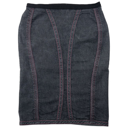 Vintage 2000s Armani Jeans Denim Skirt Womens Size W32