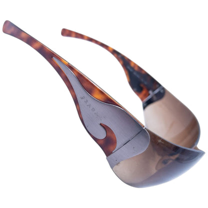 Vintage Prada Tortoise Shell Swirl Sunglasses