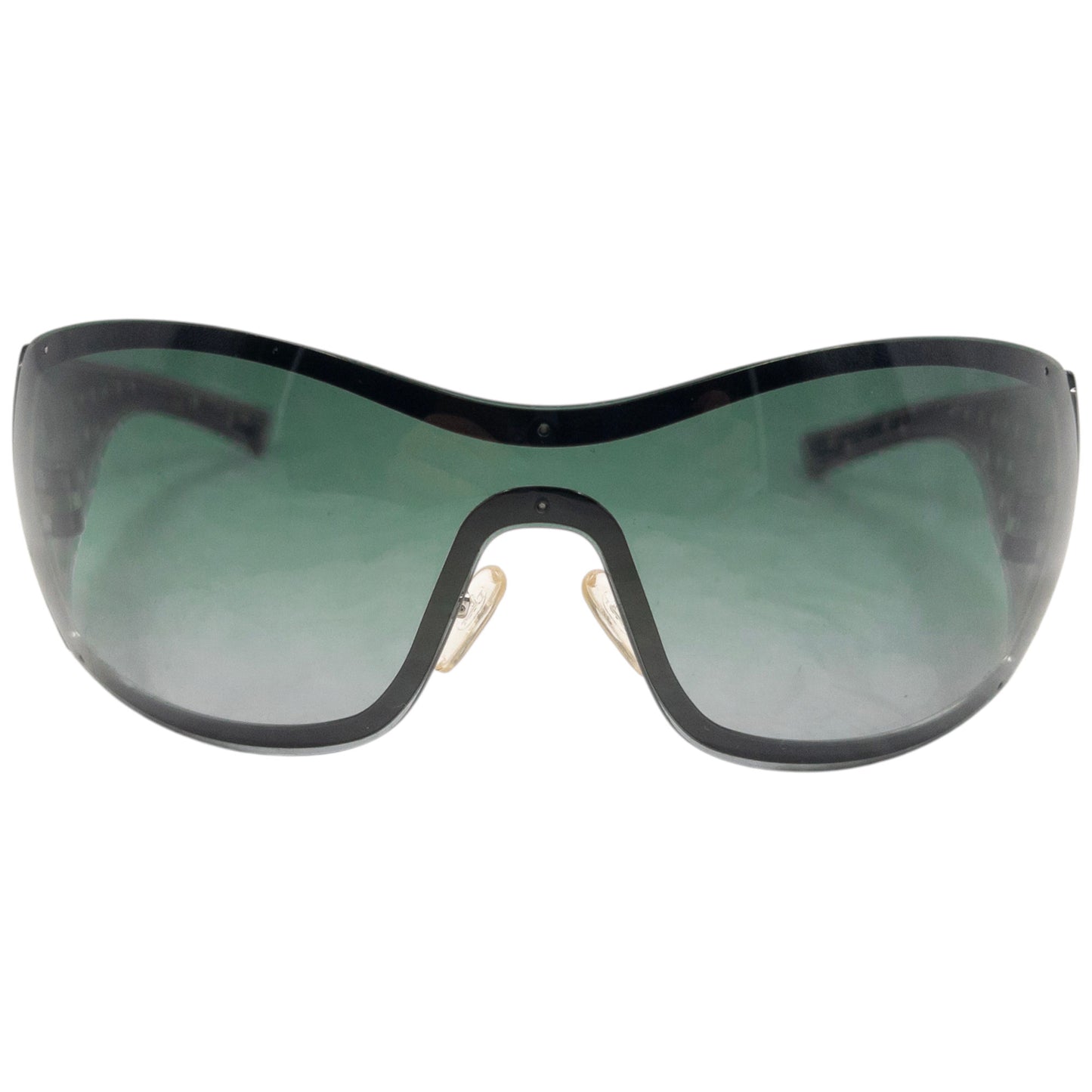 Vintage 2000s Dior Quadrille Shield Sunglasses