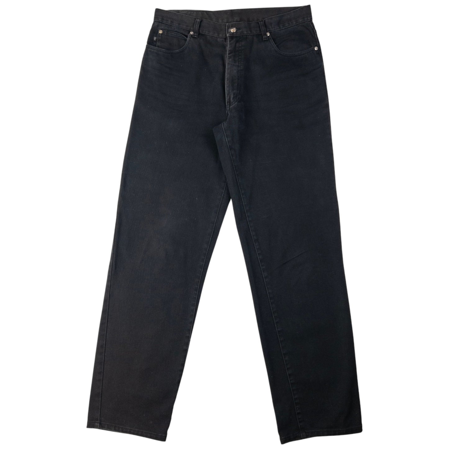 Vintage YSL Yves Saint Laurent Embossed Denim Jeans Size W33