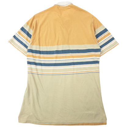Vintage 90s Burberry Striped Polo Shirt Size S