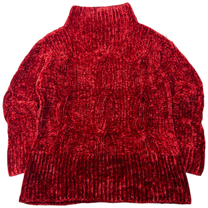 Vintage 2000s Issey Miyake Chenille Knit Turtleneck Jumper Size S
