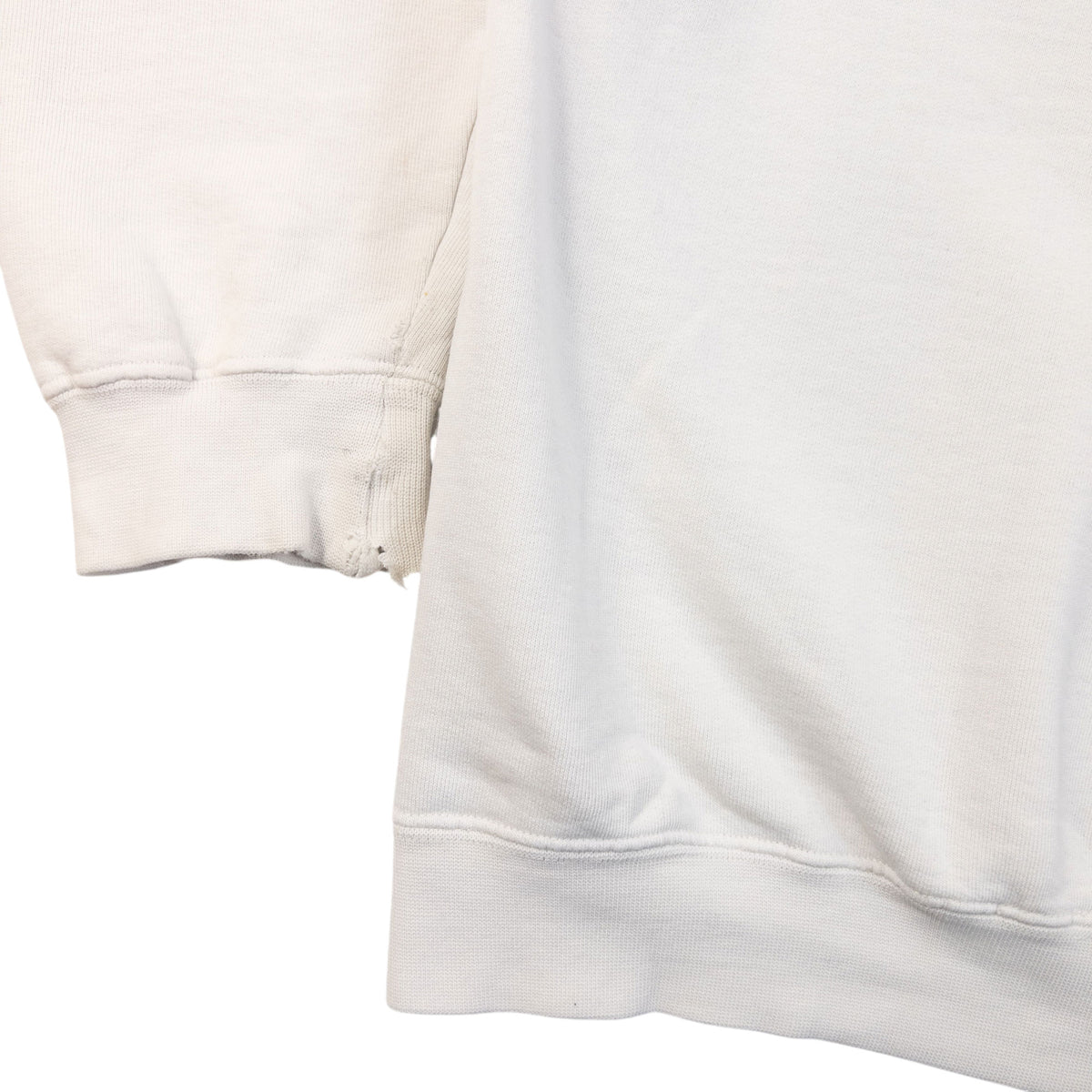 Vintage 80s YSL Yves Saint Laurent Embroidered Sweatshirt in white, photo 5
