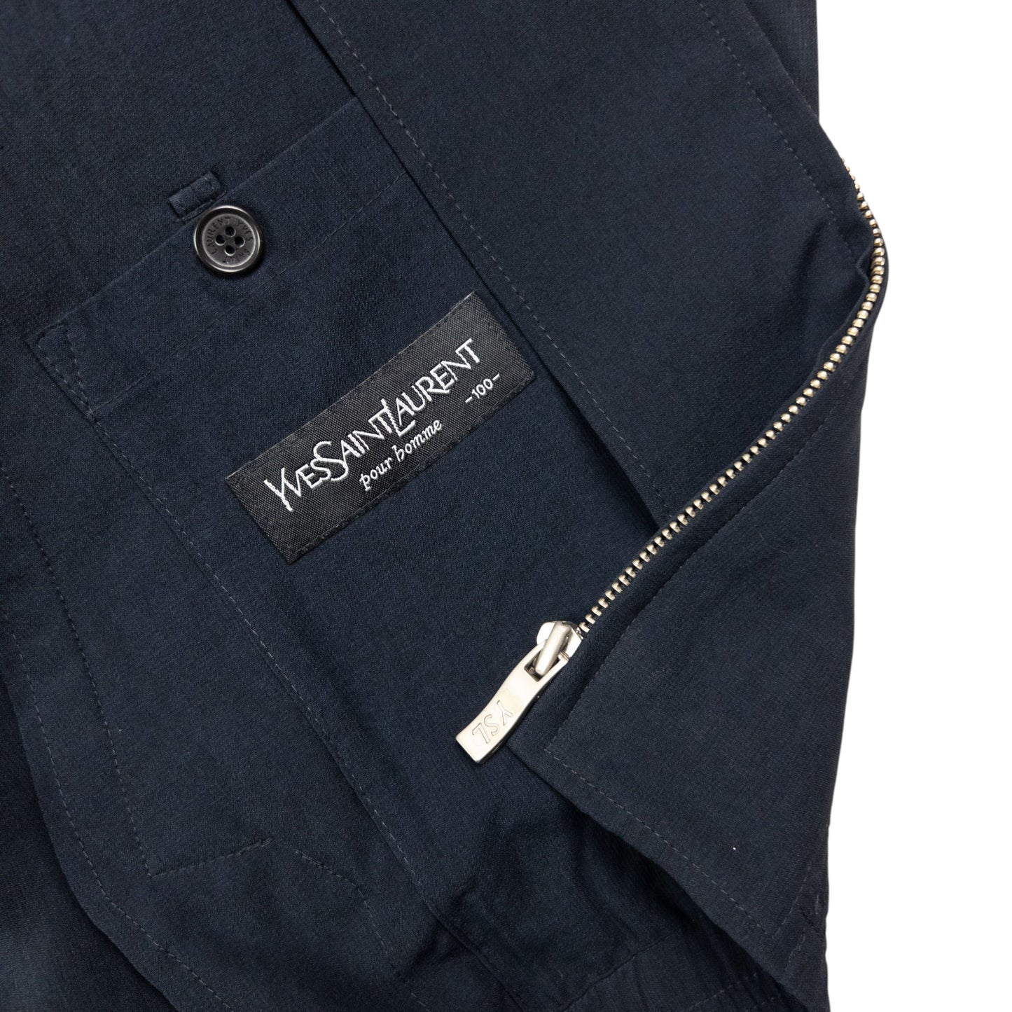 Vintage YSL Yves Saint Laurent Harrington Jacket Size M