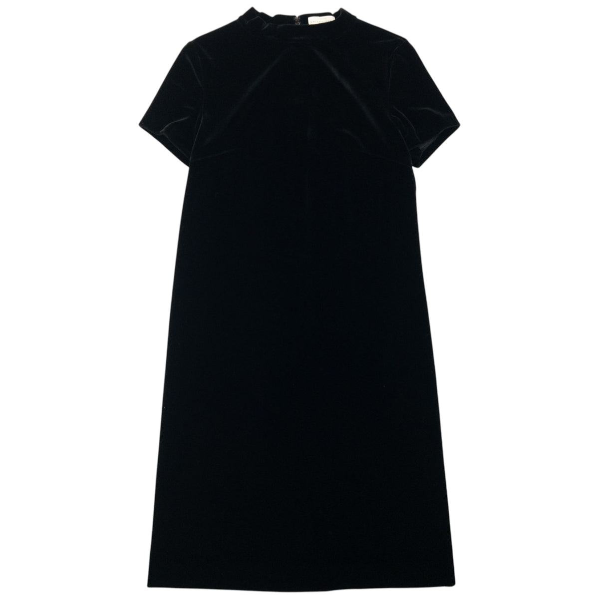 Vintage 90s Balenciaga La Mode Velvet Dress Womens Size S