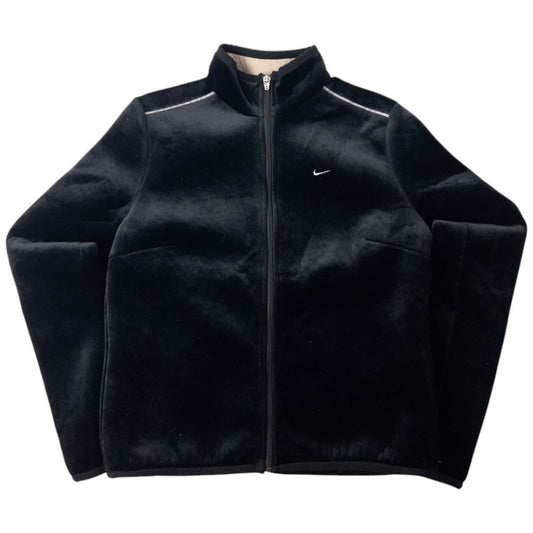 Vintage Nike Therma Fit Padded Velour Jacket Womens Size S