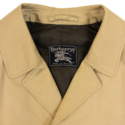 Vintage 90s Burberry Trench Jacket Size XL