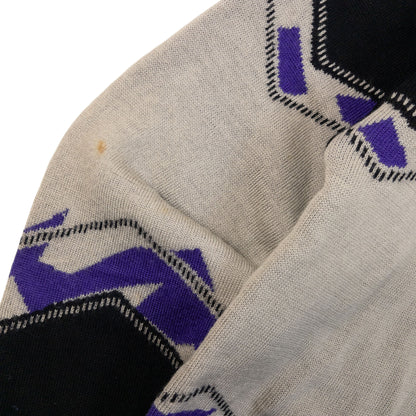 Vintage 90s Balenciaga Pattern Wool Jumper Size S