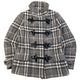 Vintage 2000s Burberry Nova Check Wool Duffle Jacket Womens Size M
