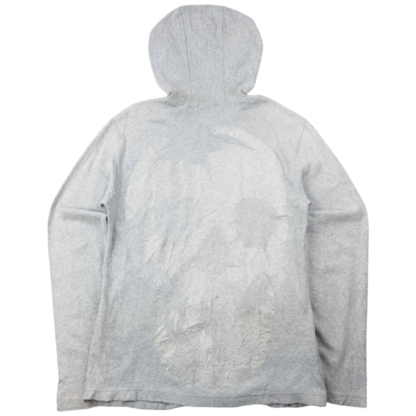 Vintage 2000s Comme Des Garçons HOMME Zip Up Skull Hoodie Size M
