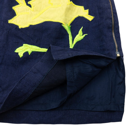 Vintage 2000s Versace Versus Embroidered Mini Skirt Womens Size W27