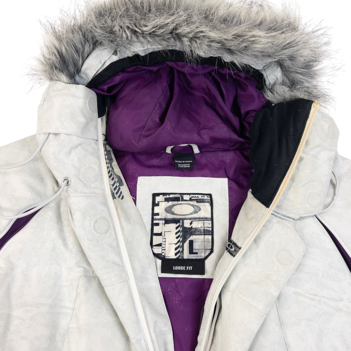 Vintage 2000s Oakley Zip Up Puffer Snowboarding Jacket Size XL