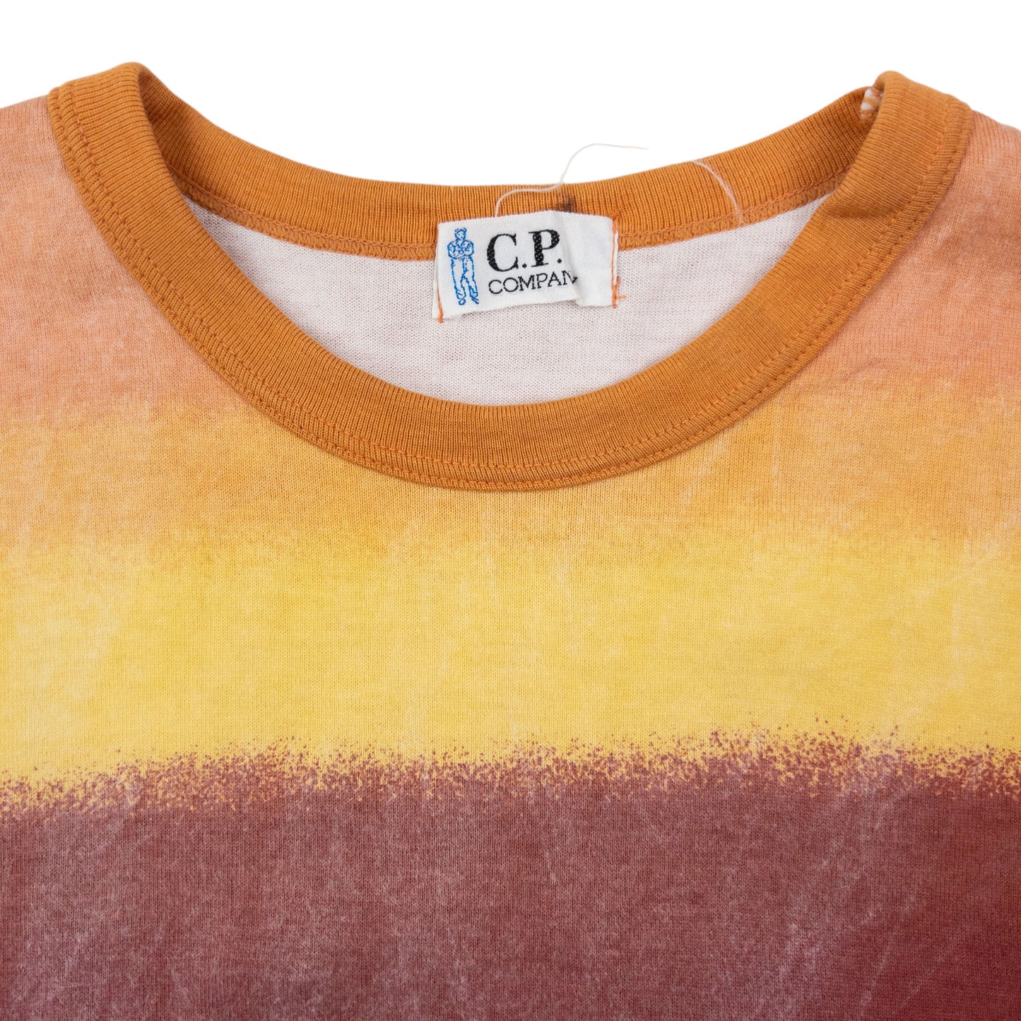 Vintage 80s CP Company Striped T Shirt Size XS