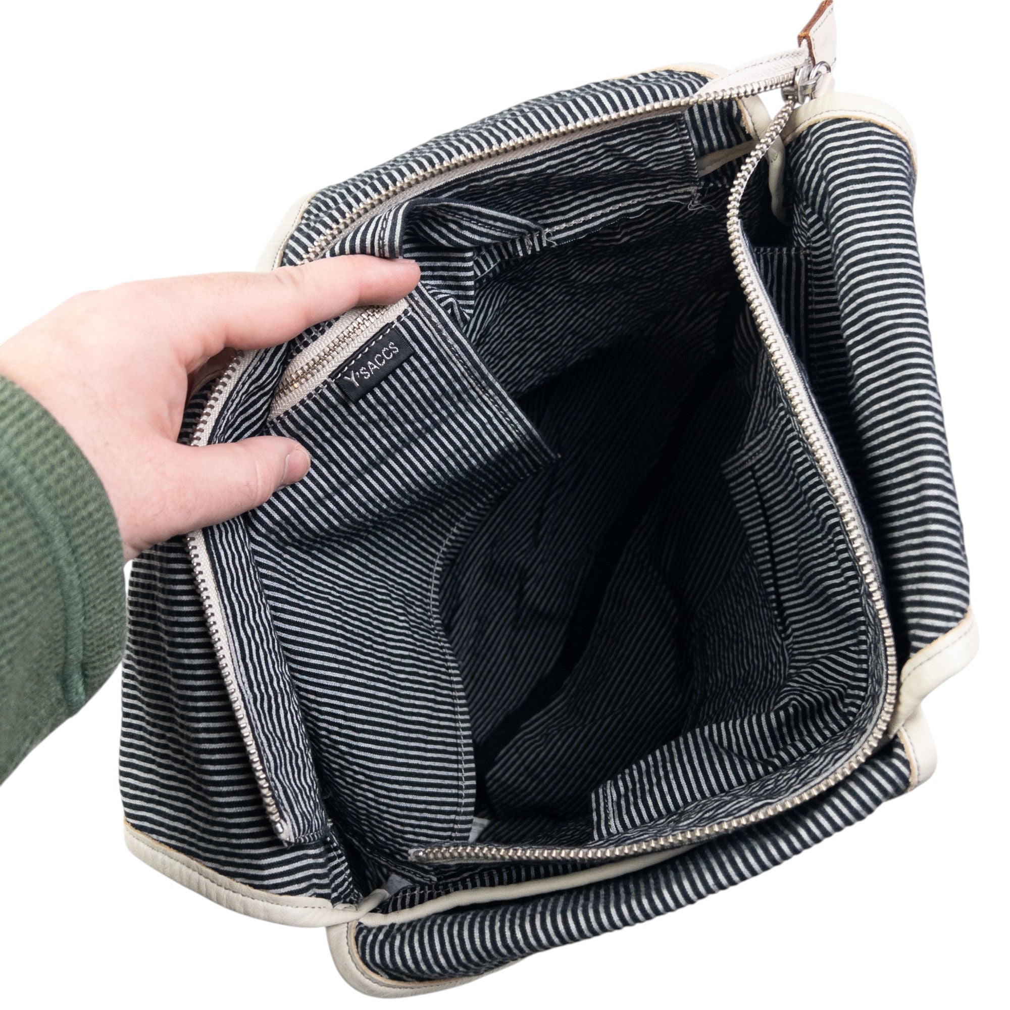 Vintage Y'Saccs By Yohji Yamamoto Striped Shoulder Bag