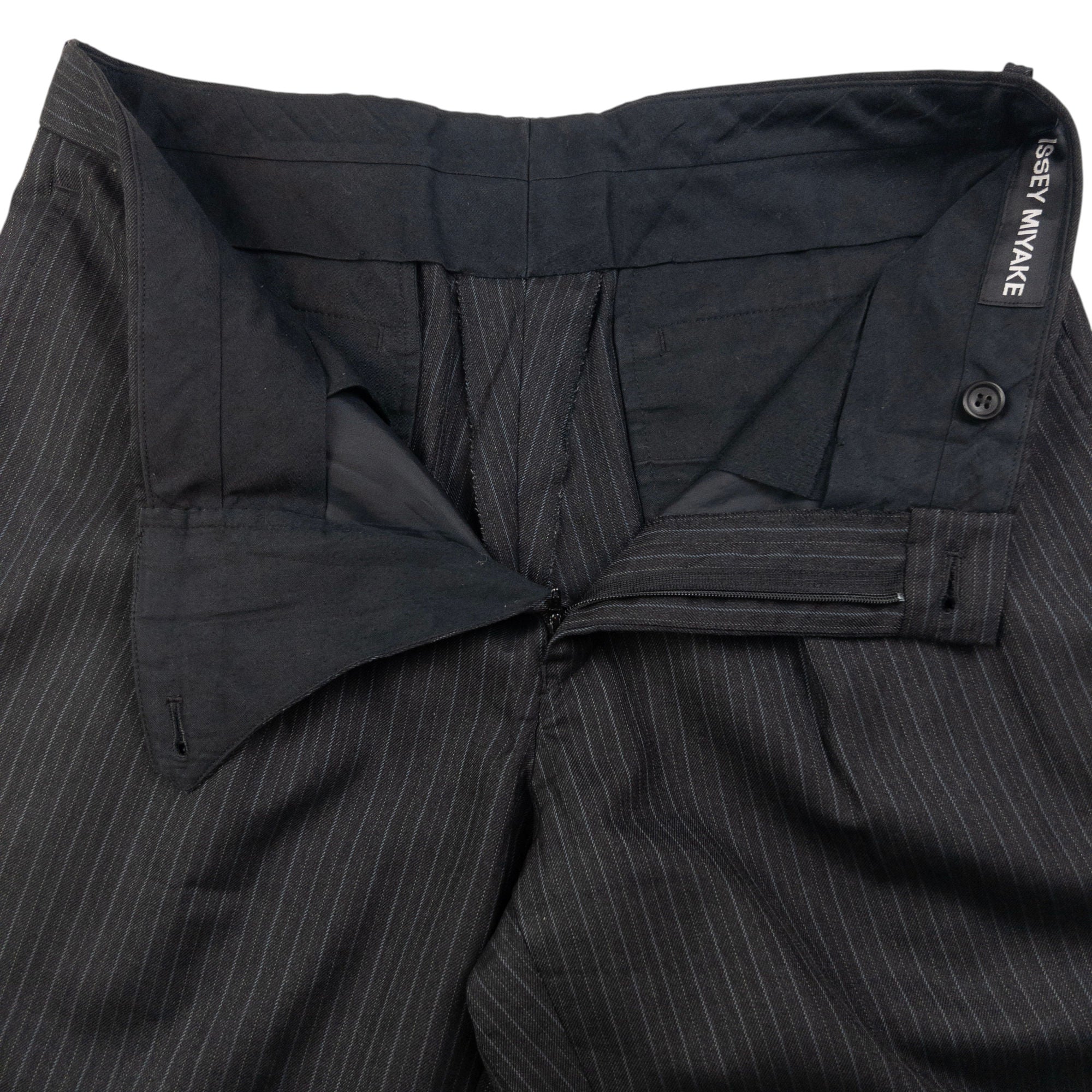 Vintage Issey Miyake Pinstripe Trousers Size W31