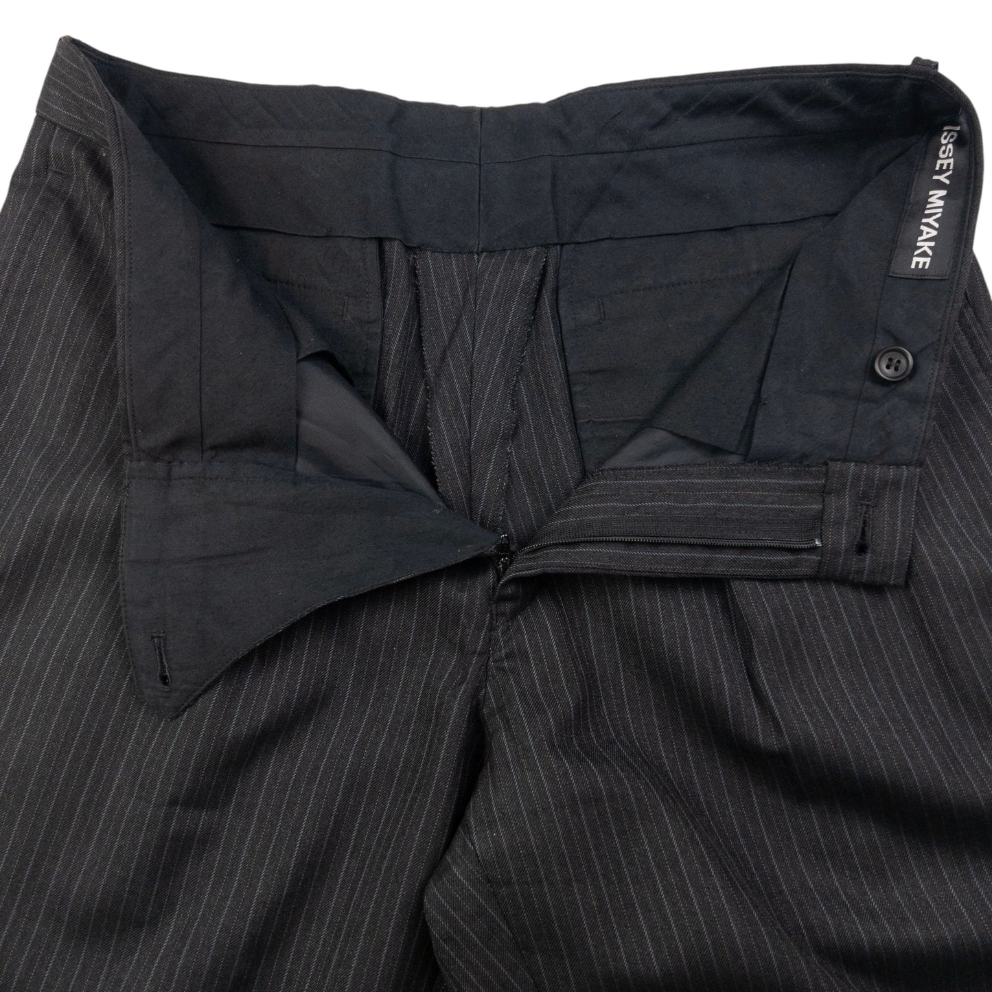 Vintage Issey Miyake Pinstripe Trousers Size W31