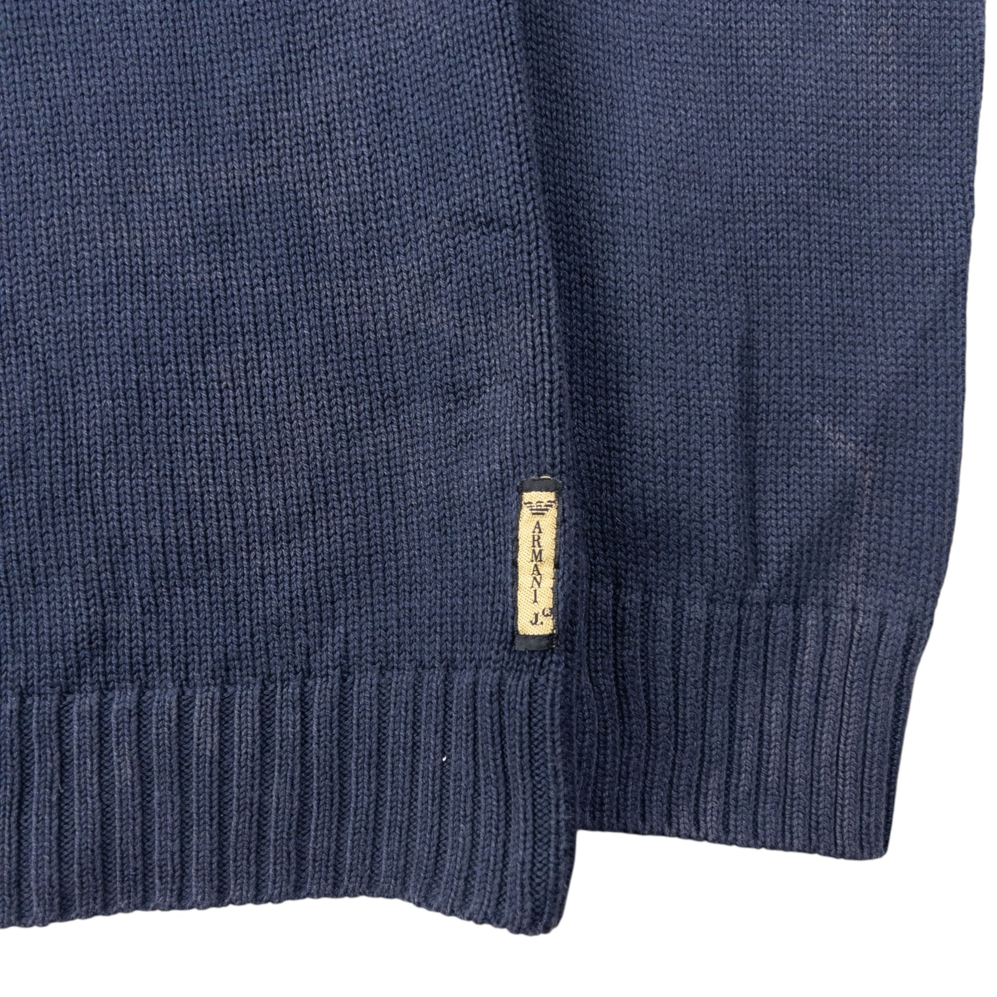 Vintage 2000s Armani Jeans Zip Up Jumper Size M