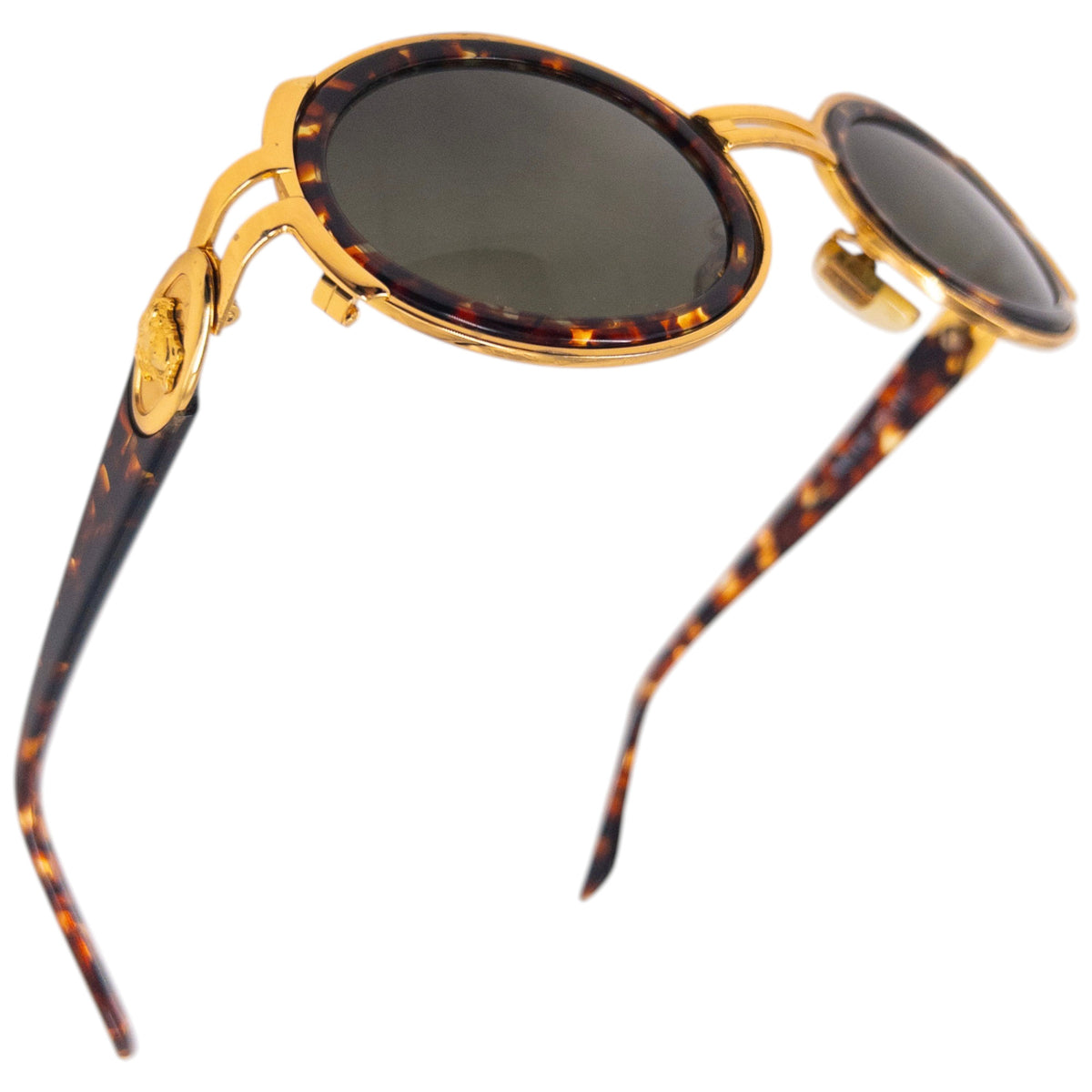 Vintage 90s Gianni Versace Tortoise Shell Sunglasses