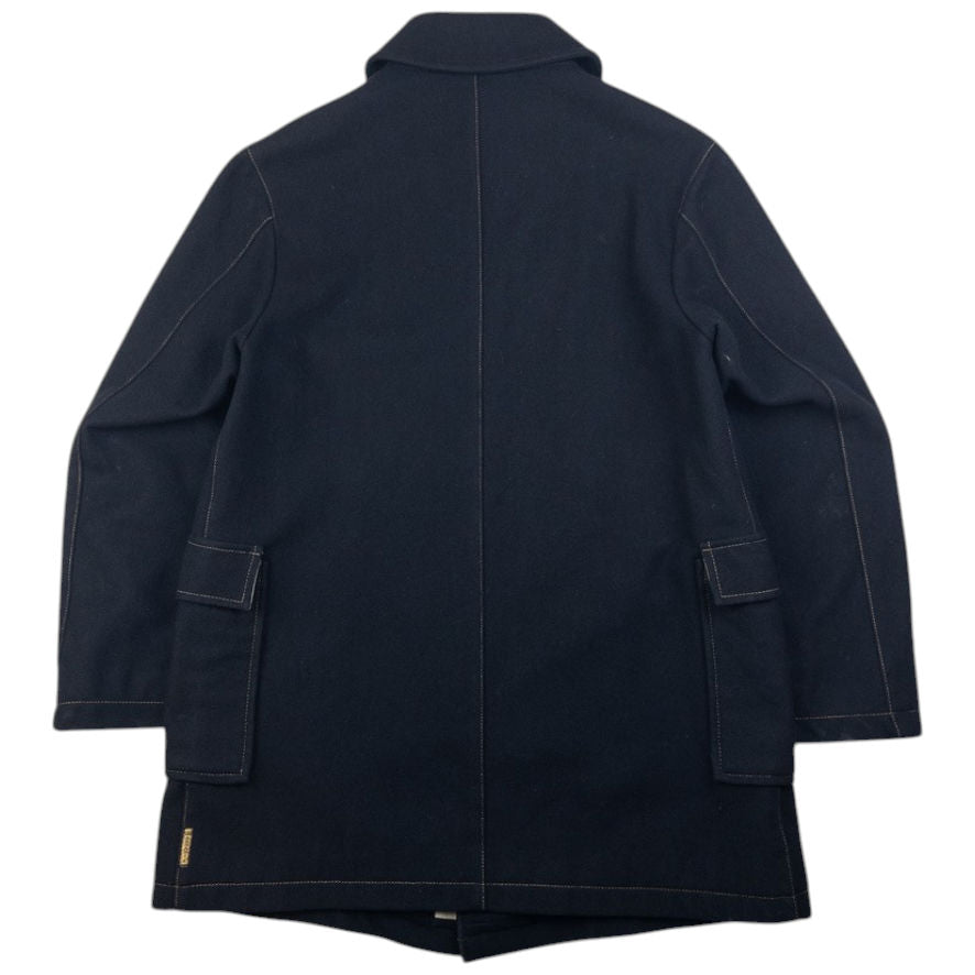 Vintage Armani Jeans Zip Up Wool Jacket Size M