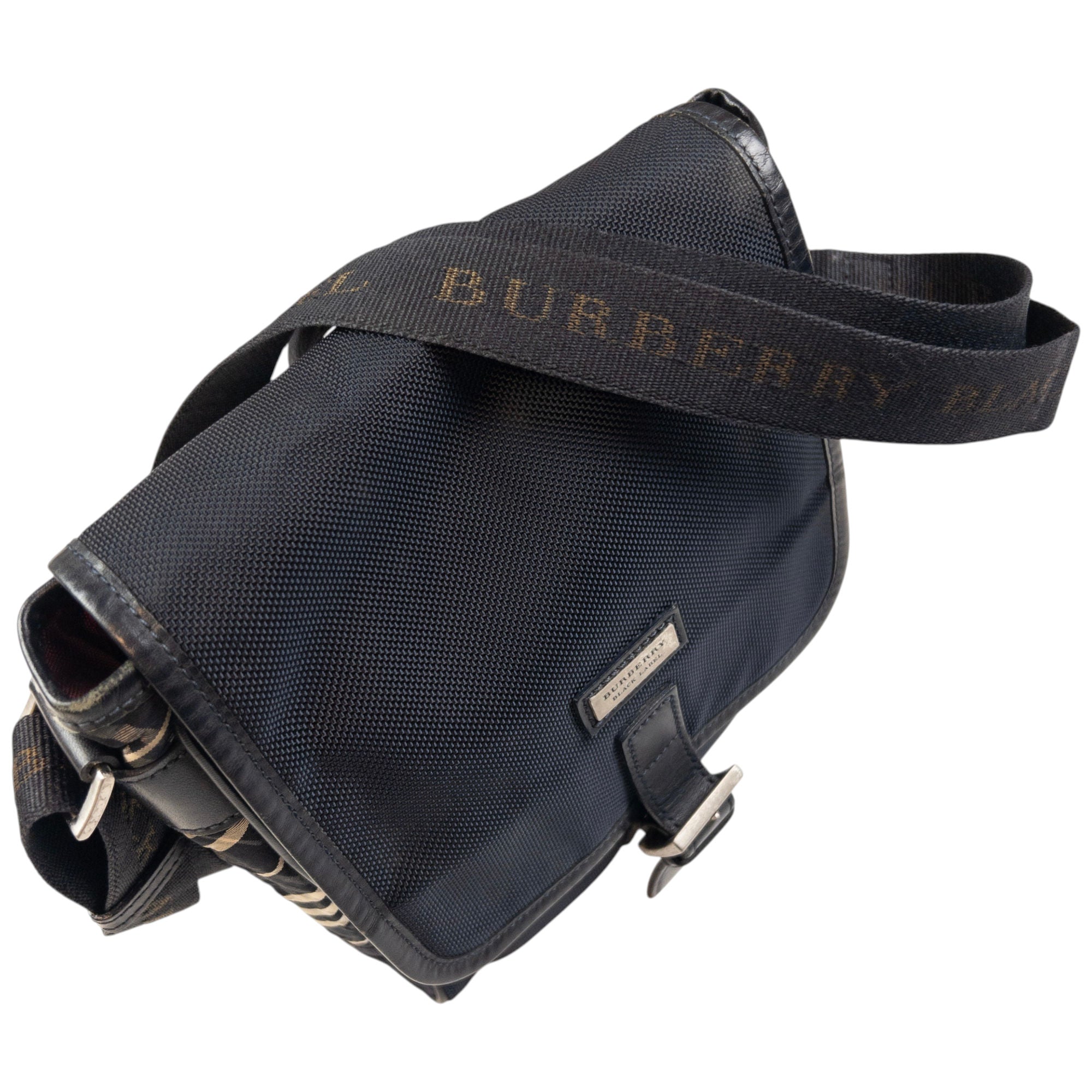 Vintage Burberry Black Label Nova Check Crossbody Bag