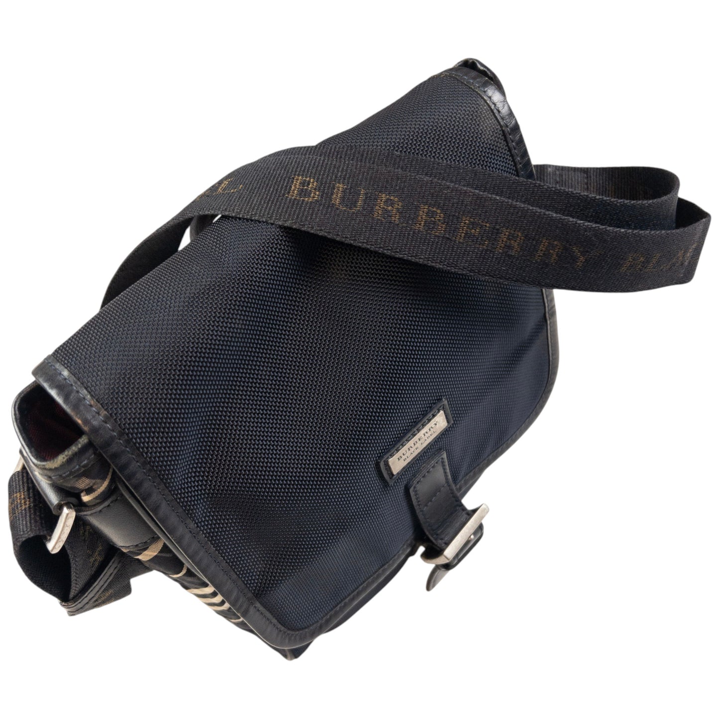 Vintage Burberry Black Label Nova Check Crossbody Bag