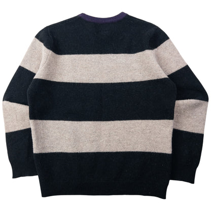 Vintage 2000s Stussy Striped Wool Jumper Size XS