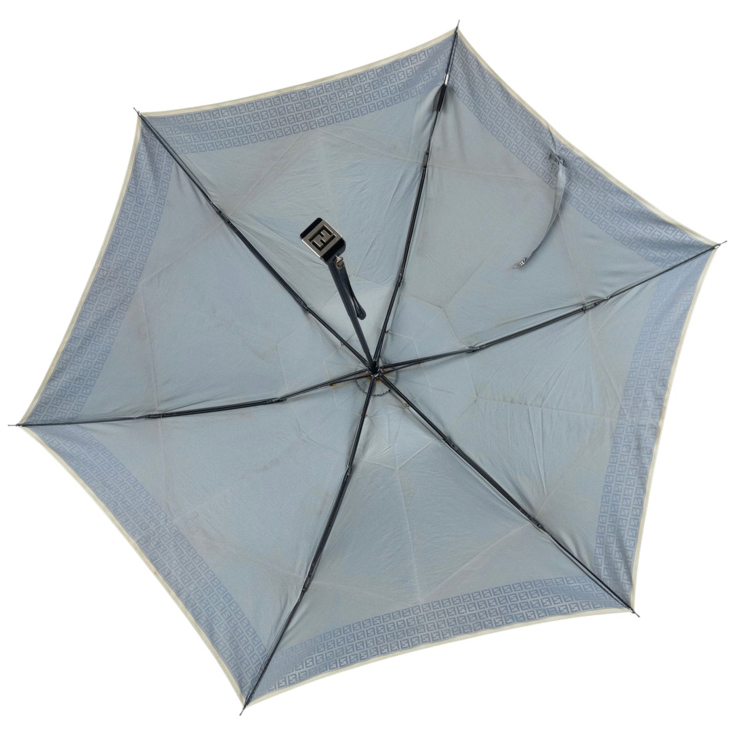 Vintage 90s Fendi Iridescent Monogram Umbrella
