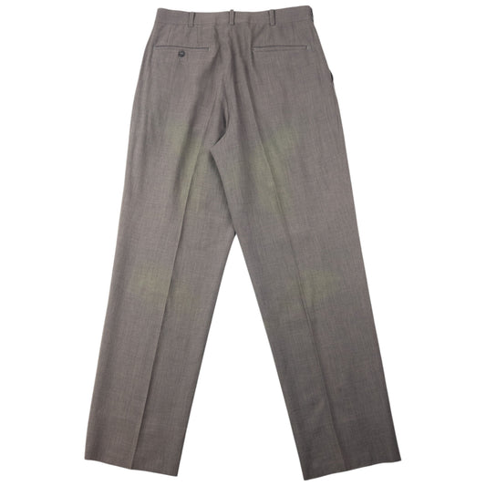 Vintage 90s Issey Miyake Pleated Wool Trousers Size W30