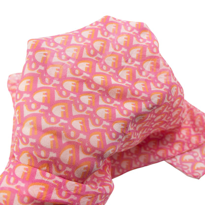 Vintage Dior Monogram Silk Scarf