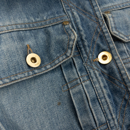 Vintage 2000s Gucci By Tom Ford Button Up Denim Jacket Womens Size S