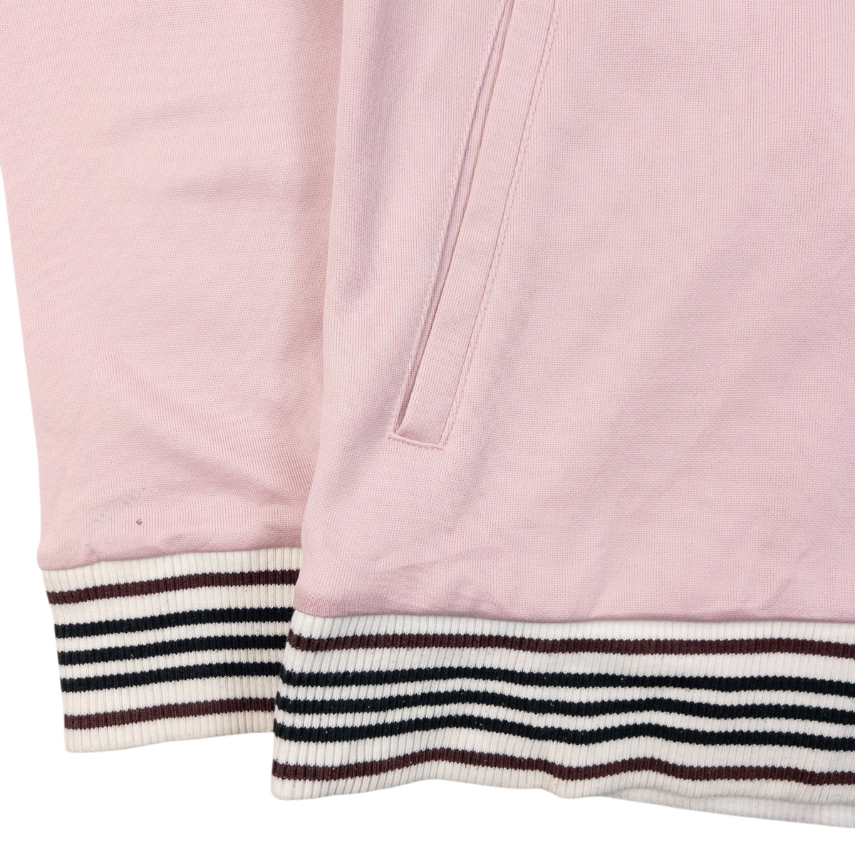 Vintage 2000s Burberry Black Label Zip Up Sweatshirt in pink, photo 5