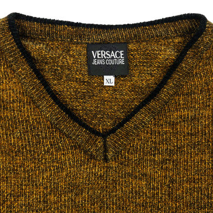Vintage 2000s Versace Jeans Couture Knit Jumper Size XL