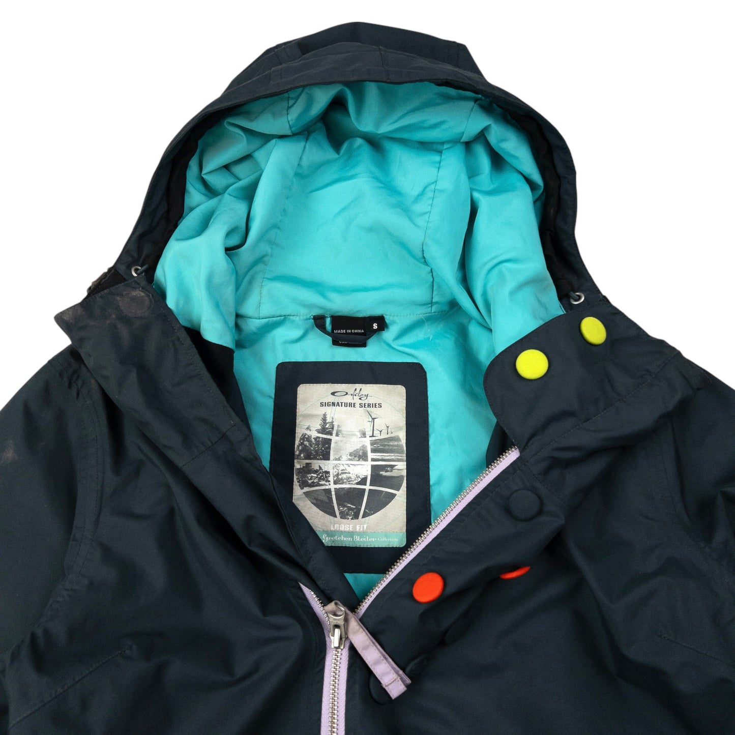 Vintage Oakley Gretchen Bleiler Collection Snowboarding Jacket Size S