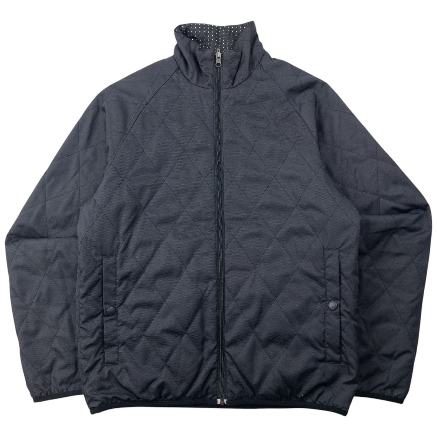 Vintage 2000s Burton iDiom Gray Scale Series Reversible Quilted Jacket Size S