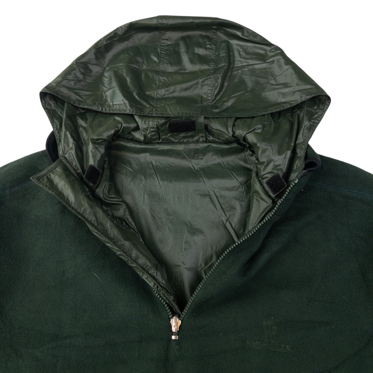 Vintage Moncler Q Zip Reversible Fleece Jacket Size L