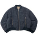 Vintage 90s Armani Jeans Ballistic Nylon Padded Bomber Jacket Size XL