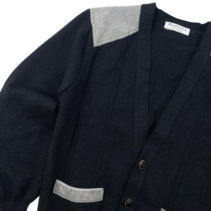 Vintage 80s Burberry Wool Cardigan Size S