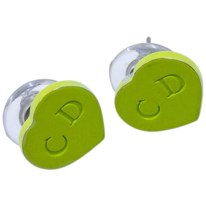 Vintage 2000s Dior By John Galliano Heart Stud Earrings