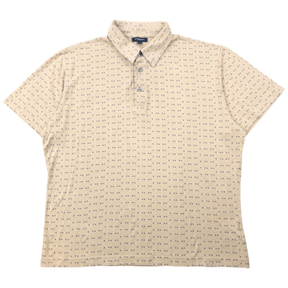 Vintage Burberry Monogram Polo Shirt Size S