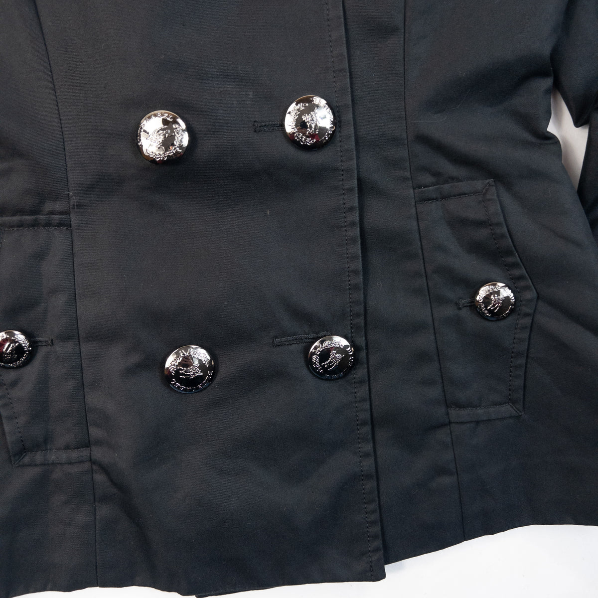 Vintage 2000s Burberry Blue Label Nova Check Lined Jacket in black, photo 7