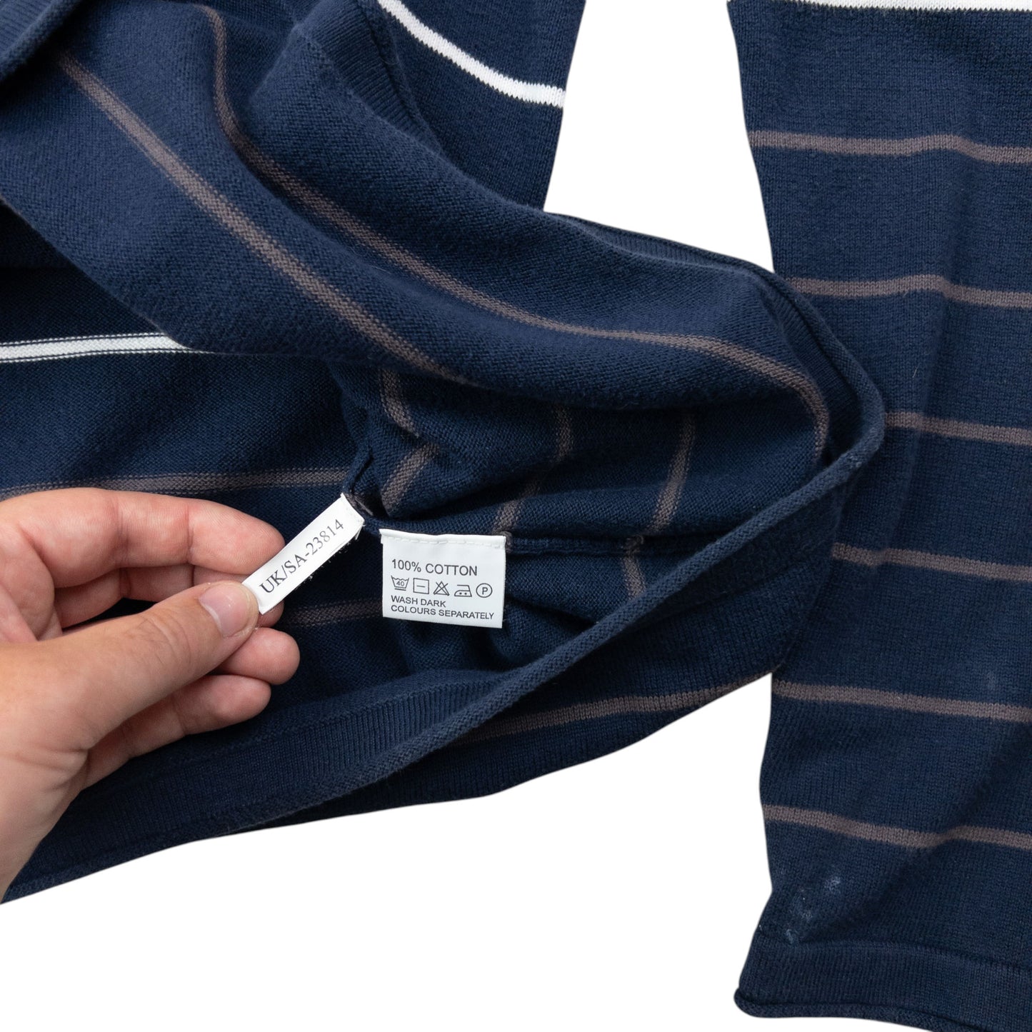 Vintage 2000s YSL Yves Saint Laurent Striped Jumper Size L