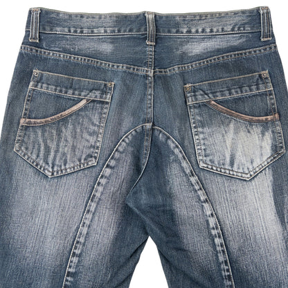 Vintage 2000s PPFM Multi Zip Denim Jeans Size W34
