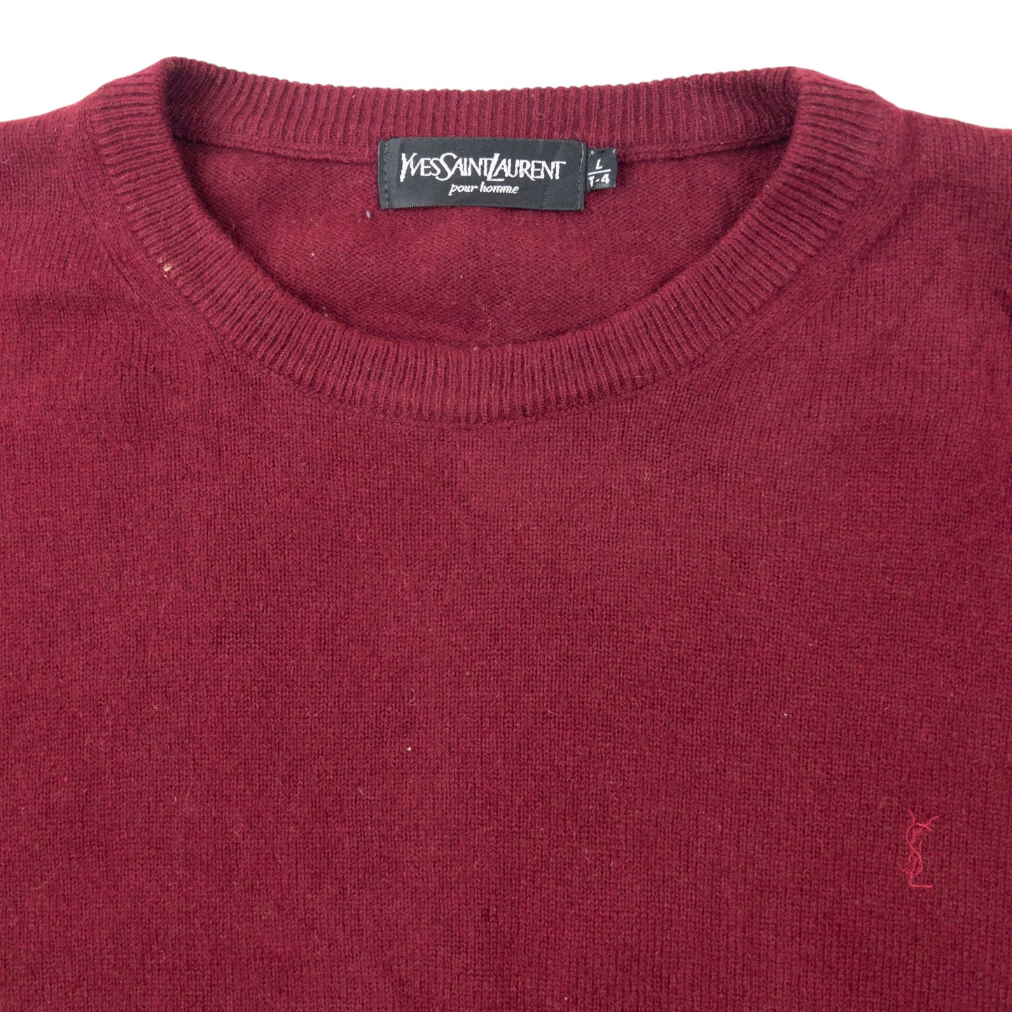 Vintage 90s YSL Yves Saint Laurent Wool Jumper Size L