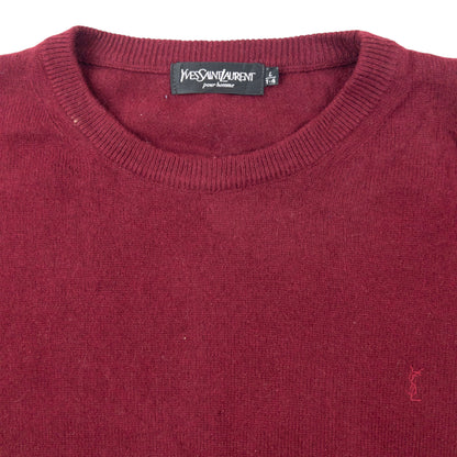 Vintage 90s YSL Yves Saint Laurent Wool Jumper Size L